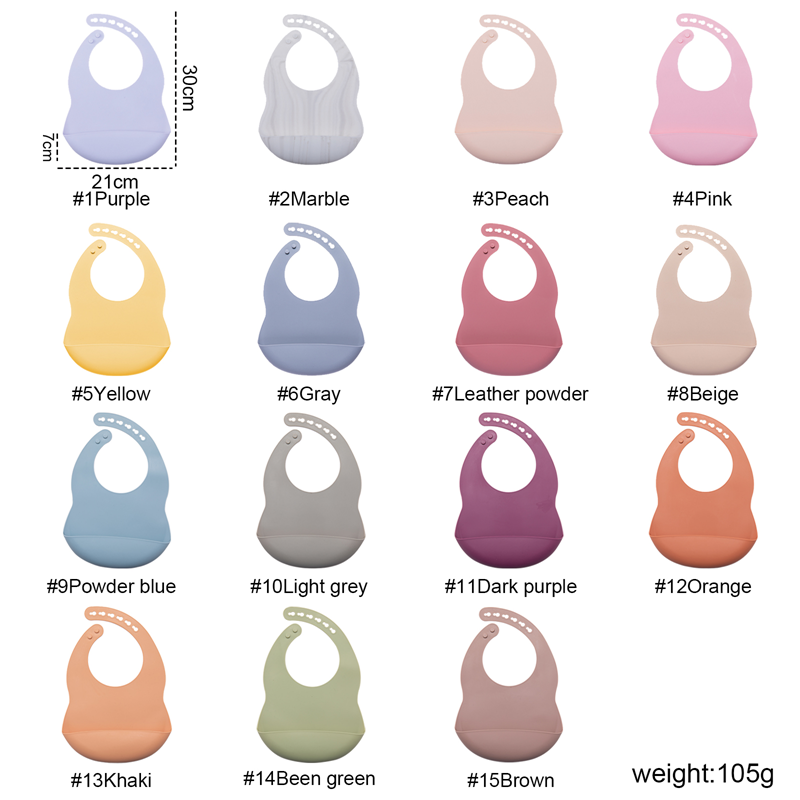 0-3 Years Baby Bib BPA Free Si - Silicone Baby Bibs avaliação e preço