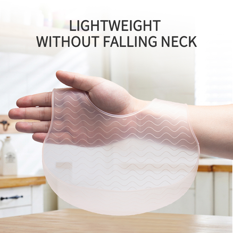 1pc BabySilicone Jelly Bib Ult - Silicone Baby Bibs avaliação e preço