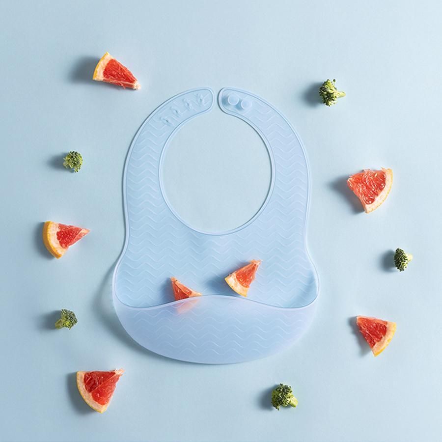 1pc BabySilicone Jelly Bib Ult - Silicone Baby Bibs avaliação e preço