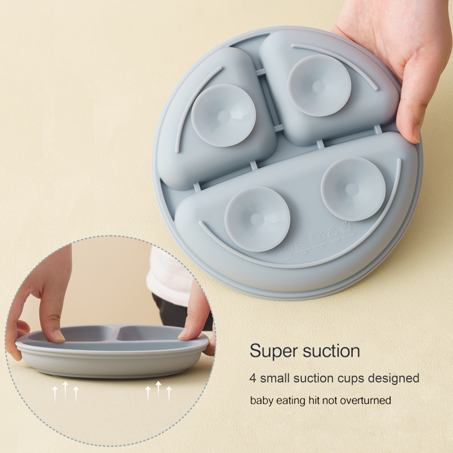 5Pcs Baby Silicone Feeding Set - Silicone Baby Bibs avaliação e preço