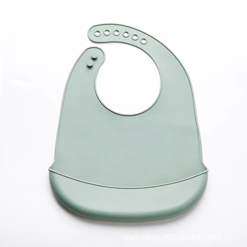 1-4Pcs Baby Bib Adjustable Wat - Silicone Baby Bibs avaliação e preço
