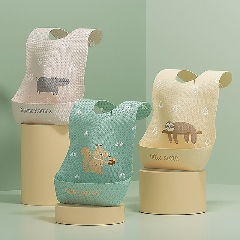 Waterproof Adjustable Food Fee - Silicone Baby Bibs avaliação e preço