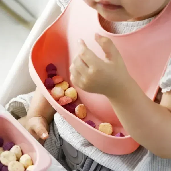 Silicone Tableware For Kids Ba - Silicone Baby Bibs avaliação e preço