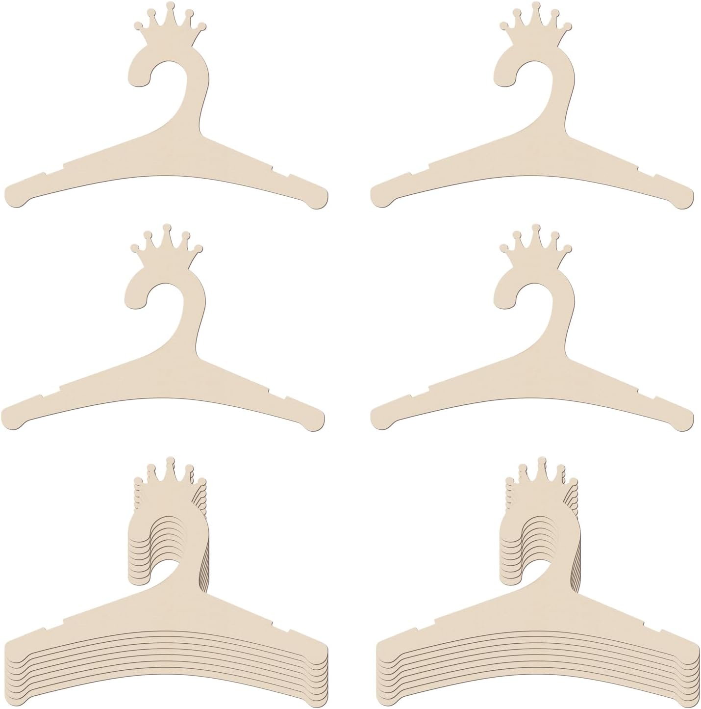 Wooden Baby Hangers 9 Inch, Cu - Baby Product avaliação e preço